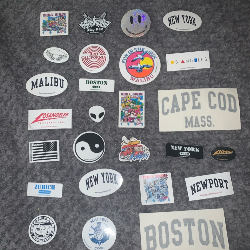 brandy melville stickers!